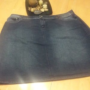 Women's Baccini Jean Skirt